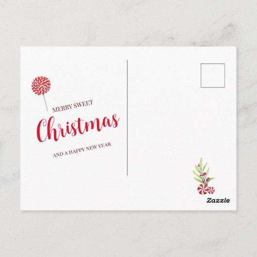 Carte postale Elegance Peppermint (Dos)