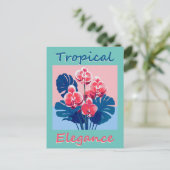 Carte Postale Élégance tropicale (Debout devant)