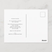 Carte Postale Elégant Accueil Photo Collage Déplacement Annonce (Dos)