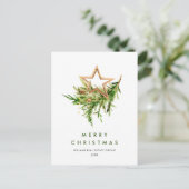 Carte Postale Elegant Bohemian Christmas Composition Company (Debout devant)