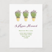 Carte Postale Élégant changement d'adresse | Faire-part de dépla (Devant)