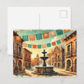 Carte Postale élégant Cinco de Mayo (Devant / Derrière)