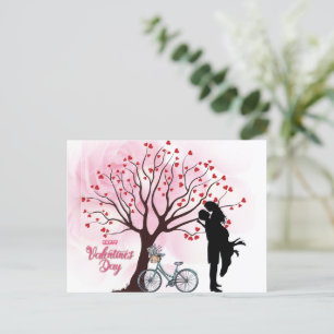 Carte Postale Elegant Couple Lover Valentine's Day