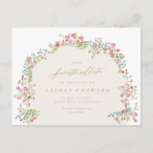 Carte Postale élégant dainty arche florale printemps photo de ma (Devant)