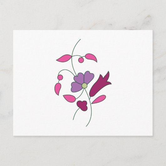 Carte Postale Élégant essentiel de mariage | Été et année (Devant)