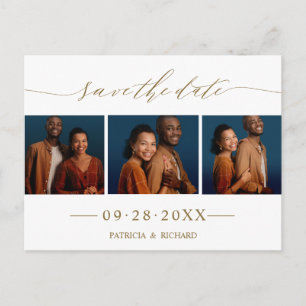 Carte Postale Élégant faire-part de mariage à l'écriture manuscr