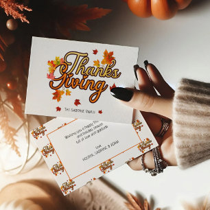 Carte Postale Elégant feuillage Thanksgiving automne automne aut