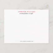 Carte Postale Élégant Glamour Mod Stylist Poshmark Merci (Dos)