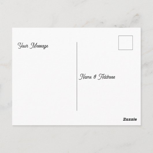 Carte Postale Élégant Joyeux Anniversaire brillant particules (Dos)