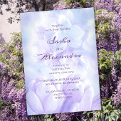 Carte Postale Élégant Mariage Lilac violet clair