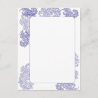 élégant modèle de bordure bleu foncé