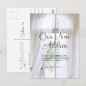 Carte Postale Elegant Moving Faire-part Nouvelle adresse (Devant / Derrière)