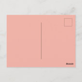 Carte Postale Elégant pailleté rose pâle et or 40e anniversaire (Dos)