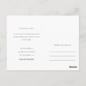 Carte Postale Élégant Pink Blue Yellow Floral Cycle J'ai Déplacé (Dos)