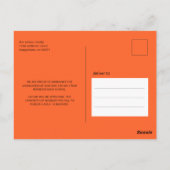 Carte Postale Elegant Script Simple Grad Graduation Announcement (Dos)