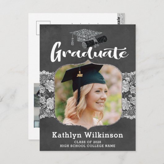 Carte Postale Elégant tableau à bascule en dentelle 2 photo Grad (Devant / Derrière)
