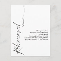 Élégante calligraphie noire Répétition minimale bl