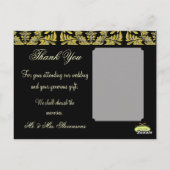 Carte Postale Elégante + Classy Merci Photo, (Dos)