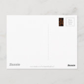 Carte Postale Elégante conception kaléidoscopique noire étoile B (Dos)