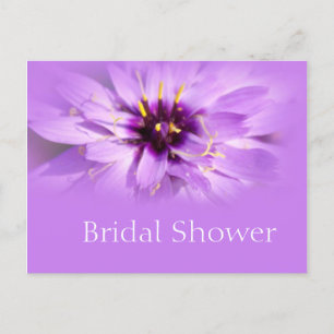 Carte postale élégante de mariage avec fleur de ma