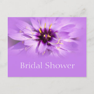 Carte postale élégante de mariage avec fleur de ma