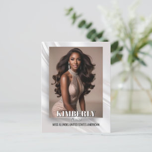 Carte postale élégante du concours de Sunburst