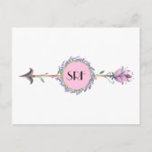 Carte postale élégante Flèche (Devant)