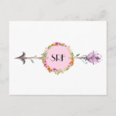 Carte postale élégante Flèche 3 (Devant)