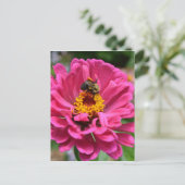 Carte Postale Elégante fleur rose fleur maman fleur marguerite a (Debout devant)