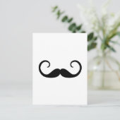 Carte Postale Elégante Moustache (Debout devant)