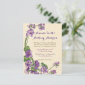 Carte Postale Elégante Réception Budget Invitation (Debout devant)