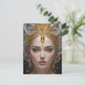 Carte Postale Elégante reine d'un Fairyland (Debout devant)