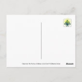 Carte Postale Élégante Tulipe d'ivoire avec mâchoire (Dos)