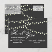 Carte Postale Élégants brins de lumière (Devant / Derrière)