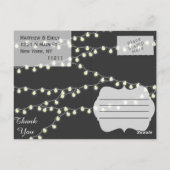 Carte Postale Élégants brins de lumière (Dos)