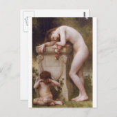Carte Postale Elegy par William-Adolphe Bouguereau (Devant / Derrière)