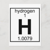 Carte Postale Élément 001 - Hydrogène (plein) (t) (Devant)