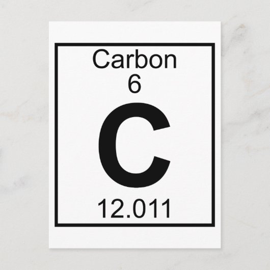 Carte Postale Élément 006 - C - Carbone (complet) (Devant)