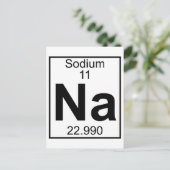 Carte Postale Élément 011 - Na - Sodium (complet) (Debout devant)