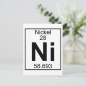 Carte Postale Élément 028 - Ni - Nickel (plein) (Debout devant)