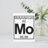 Carte Postale Élément 042 - Mo - Molybdène (complet) (Debout devant)