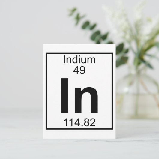 Carte Postale Élément 049 - Entrée - Indium (Complet) (Debout devant)