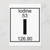 Carte Postale Élément 053 - I - Iode (Complet) (Devant)