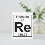 Carte Postale Élément 075 - Re - Rhenium (Complet) (Debout devant)