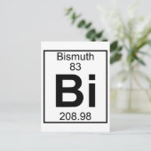 Carte Postale Élément 083 - Bi - Bismuth (Complet) (Debout devant)