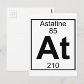 Carte Postale Élément 085 - At - Astatine (Complet) (Devant / Derrière)