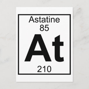 Carte Postale Élément 085 - At - Astatine (Complet)