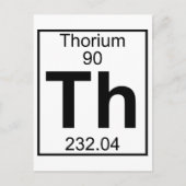 Carte Postale Élément 090 - Th - Thorium (Complet) (Devant)