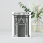 Carte Postale Élément architectural ancien, porte gothique (Debout devant)