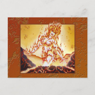 Carte Postale Élément incendie